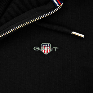 Gant Full Zip Shield Hoodie Black