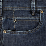 Load image into Gallery viewer, Gardeur Dark Blue Bradley Five Pocket Cotton Jeans Regular Leg
