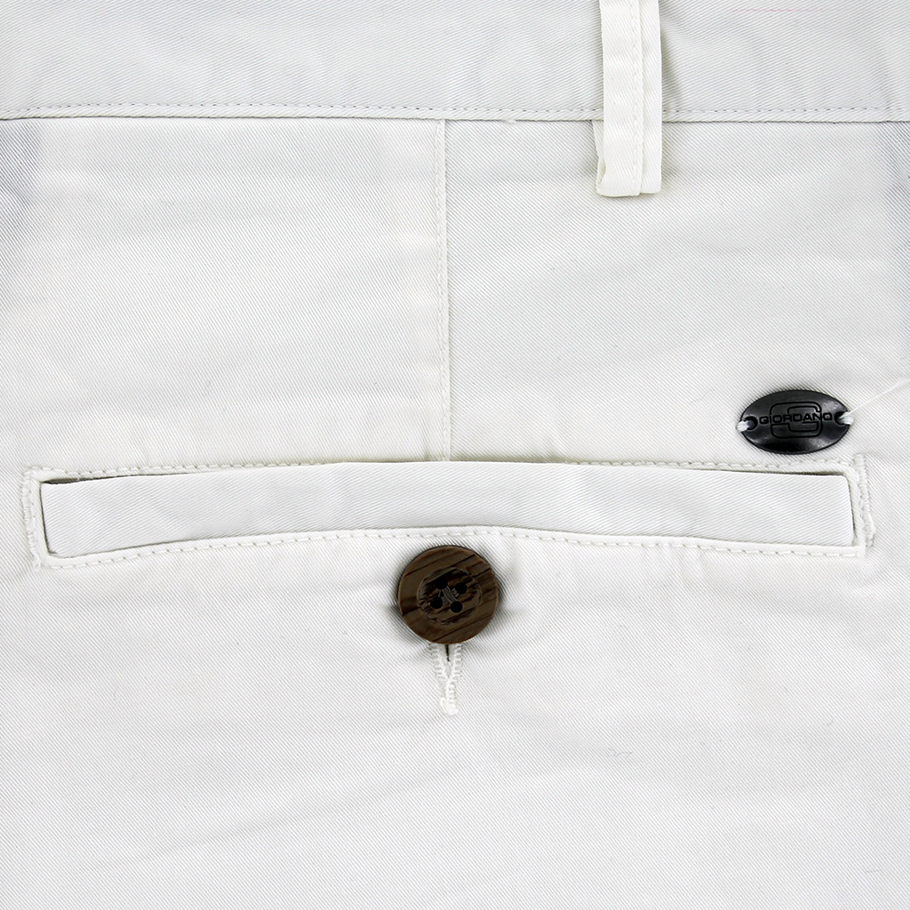 White Twill Shorts