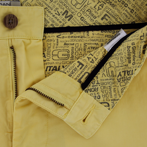 Yellow Twill Shorts