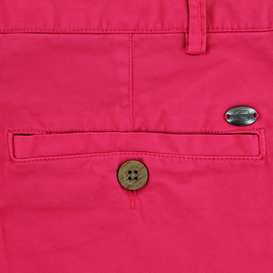 Fuchsia Twill Shorts