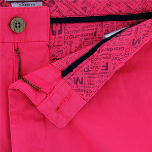 Fuchsia Twill Shorts