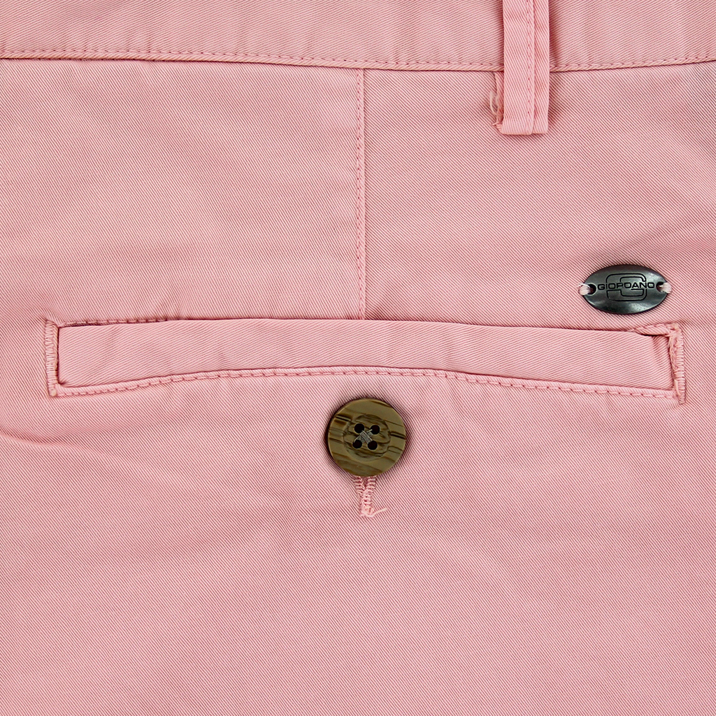 Pink Twill Shorts