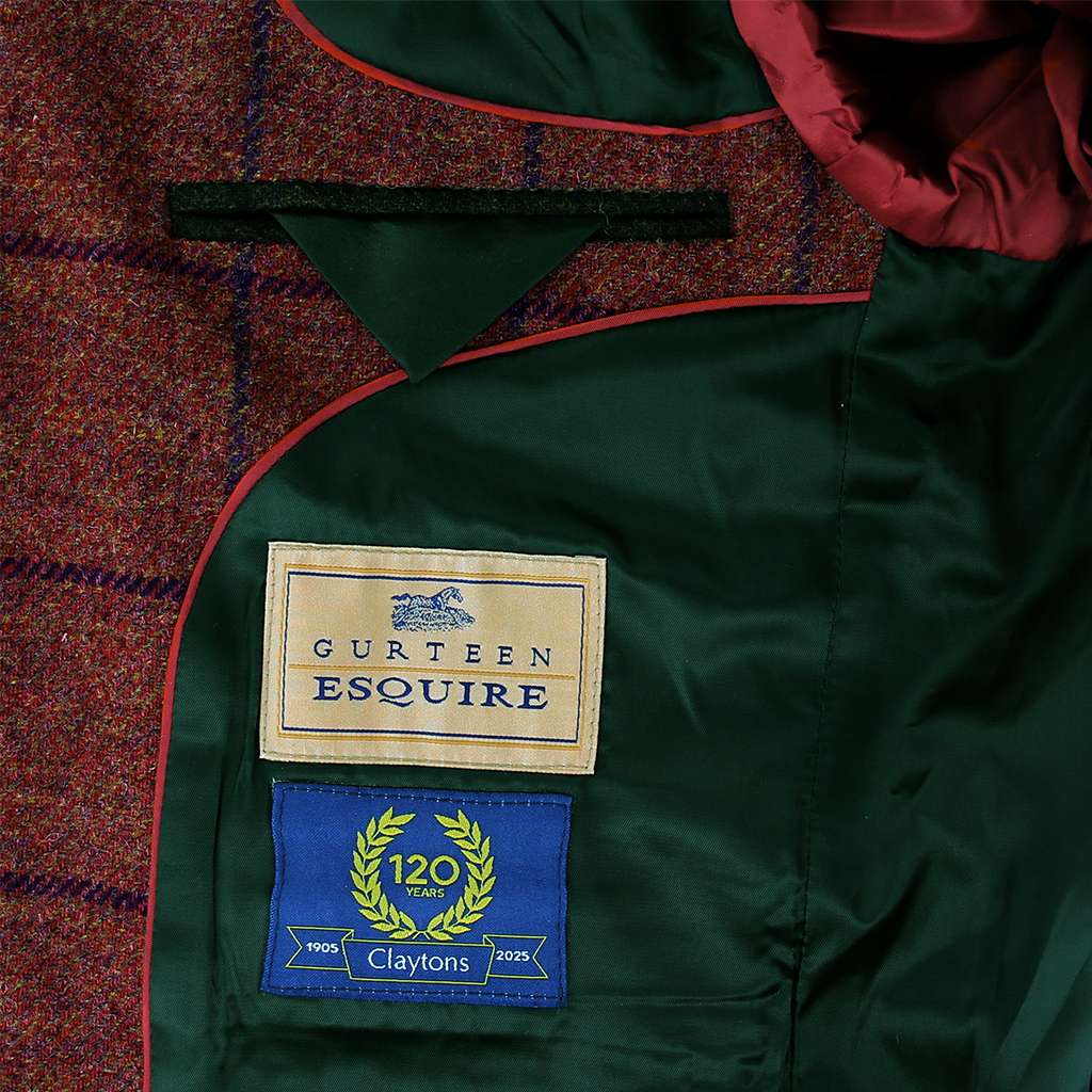 Berry Check Jacket Regular Length