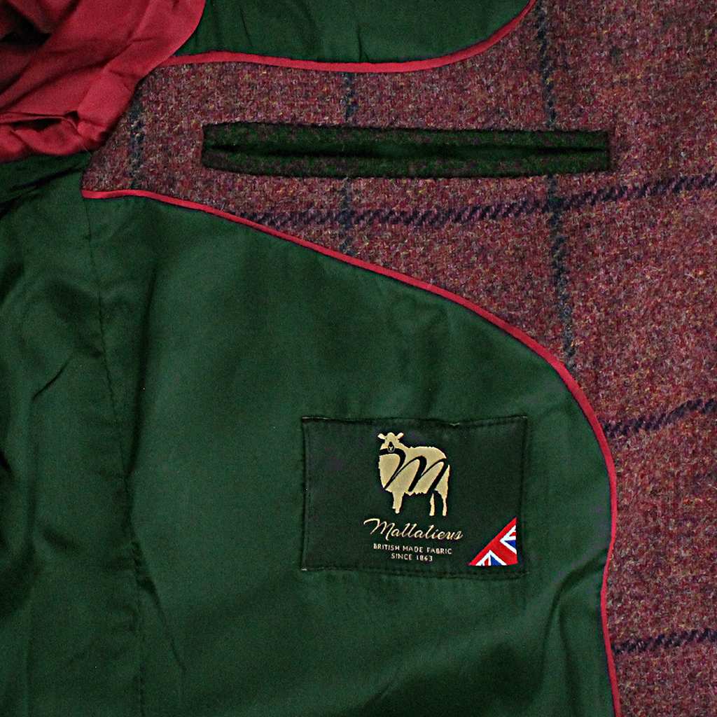 Berry Check Jacket Regular Length