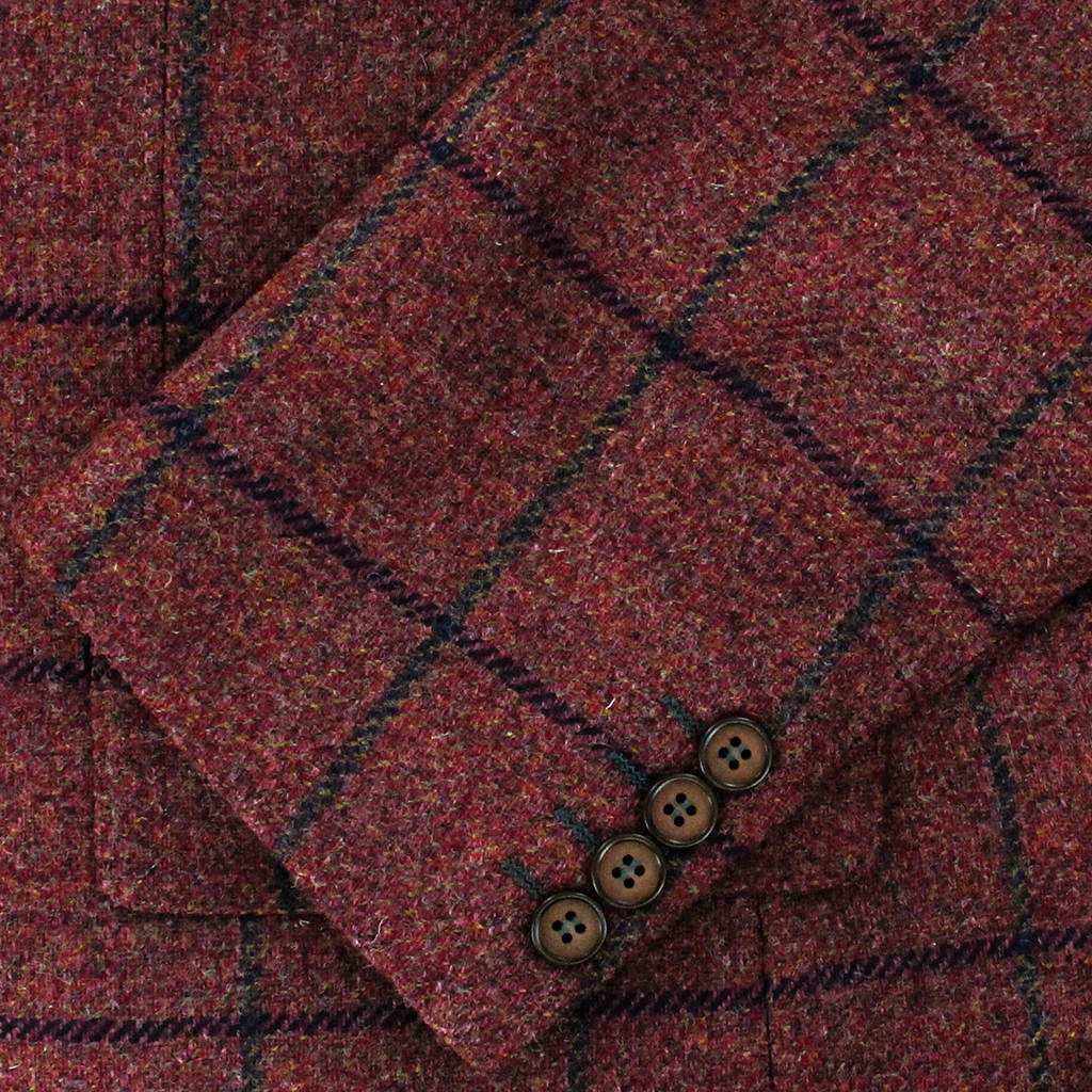 Berry Check Jacket Regular Length