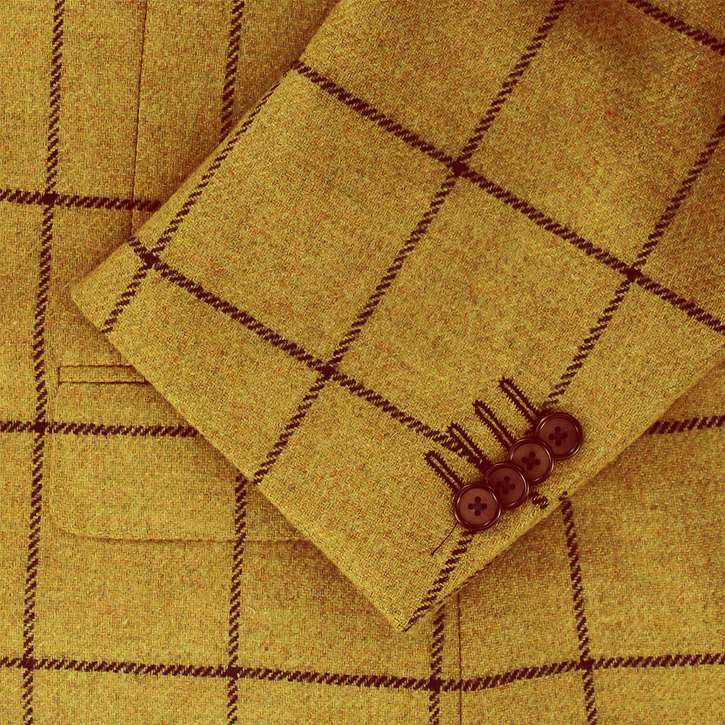 Mustard Navy Overcheck Jacket