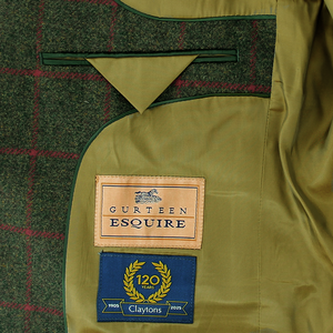 Olive Red Overcheck Jacket