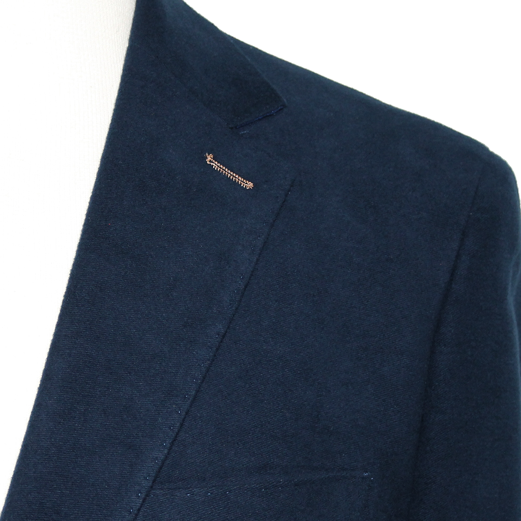Gurteen Blue Hounslow Moleskin Jacket Short Length