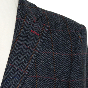 Red Overcheck Jacket Regular Length