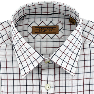 Gurteen Burgundy Esquire Brushed Cotton Shirt