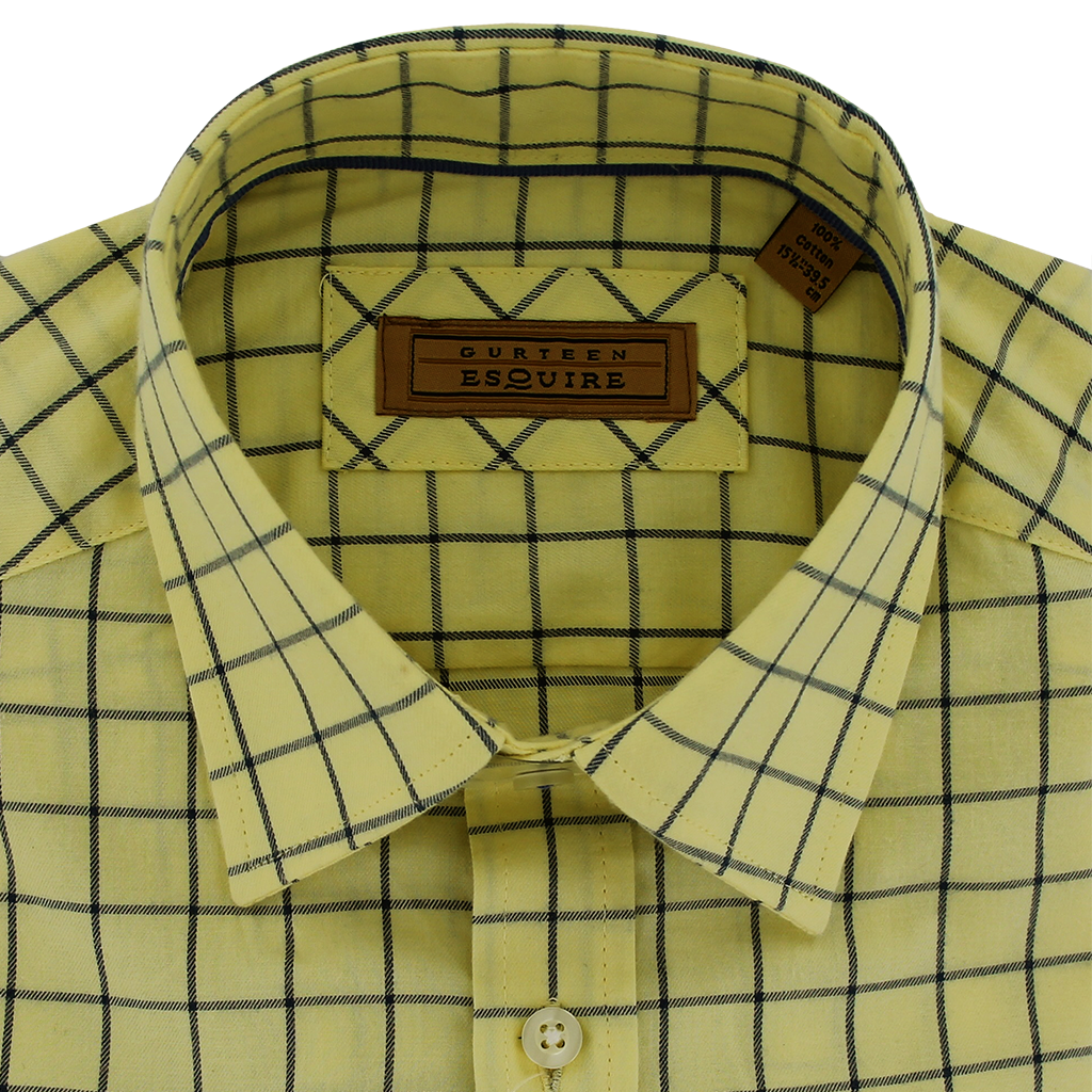 Gurteen Lemon Esquire Brushed Cotton Shirt