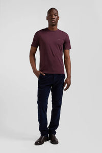 Eden Park Pima Cotton T-Shirt Brown