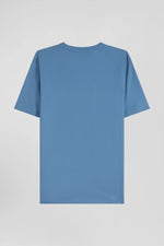 Load image into Gallery viewer, Eden Park Pima Cotton T-Shirt Blue
