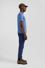 Load image into Gallery viewer, Eden Park Pima Cotton T-Shirt Blue
