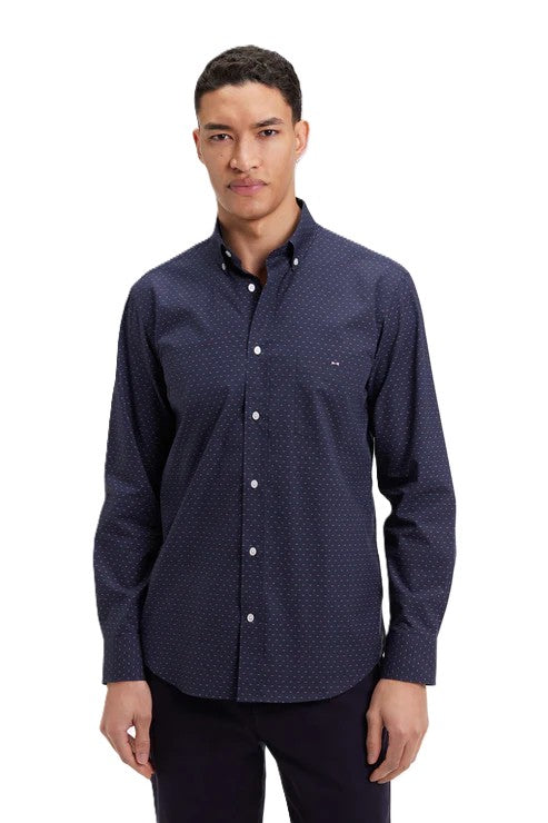 Marine Neat Print Shirt