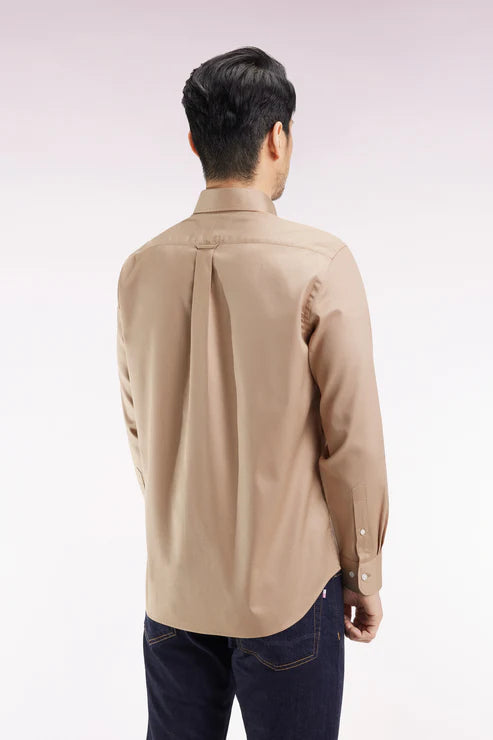Sand Pique Cotton Shirt