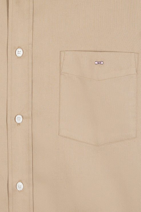 Sand Pique Cotton Shirt