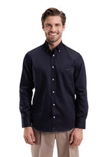 Load image into Gallery viewer, Marine Pique Cotton Shirt
