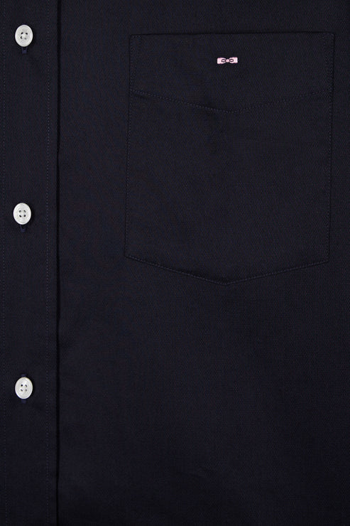 Marine Pique Cotton Shirt