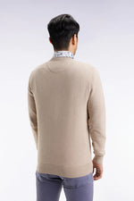 Load image into Gallery viewer, Beige Crew Neck Sweater
