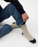 Load image into Gallery viewer, Navy Brommo Wool Socks
