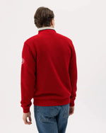 Load image into Gallery viewer, Red Half Zip Sweater
