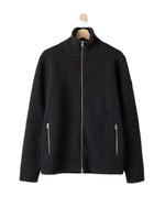 Load image into Gallery viewer, Charcoal Zip Cardigan

