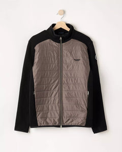 Black Knitted Windproof Jacket