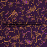 Load image into Gallery viewer, Floral Metallic Thread Waistcoat Purple
