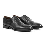 Load image into Gallery viewer, Black Bielsa Brogue Shoes

