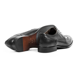 Black Bielsa Brogue Shoes