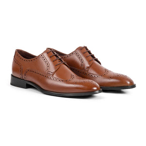 Tan Bielsa Brogue Shoes