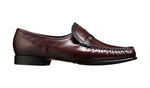 Load image into Gallery viewer, Barker Burgundy Hand Sewn Moccasin Shoes Jefferson
