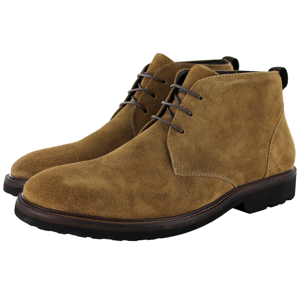 John White Chukka Braga Boots Cognac