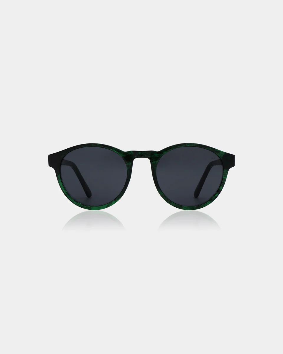 A. Kjaerbede Marvin Sunglasses Green Marble Transparent