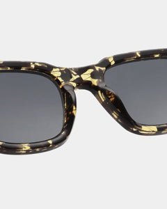 A. Kjaerbede Halo Sunglasses Black Yellow Tortoise