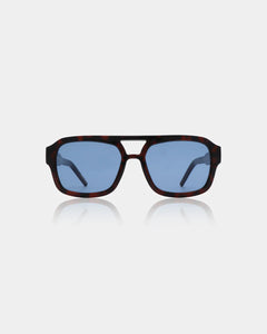 A. Kjaerbede Kaya Sunglasses Demi Tortoise Blue