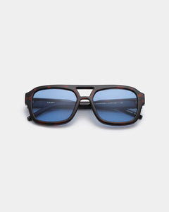 A. Kjaerbede Kaya Sunglasses Demi Tortoise Blue