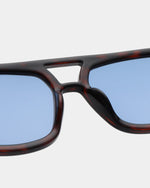 Load image into Gallery viewer, A. Kjaerbede Kaya Sunglasses Demi Tortoise Blue
