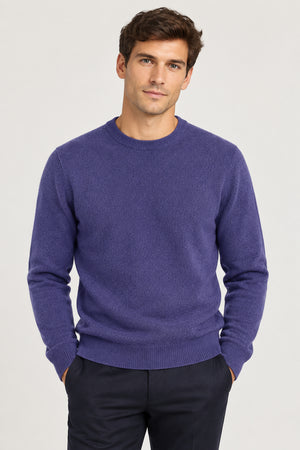 Purple Crew Neck Sweater