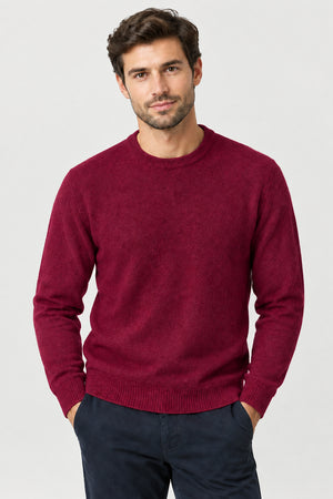 Raspberry Crew Neck Sweater