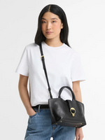 Load image into Gallery viewer, Black Alder Mini Leather Tote

