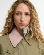 Load image into Gallery viewer, Olive Cropped Beadnell Jacket
