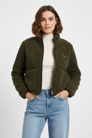 Olive Eleonora Fleece Jacket