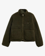 Load image into Gallery viewer, Olive Eleonora Fleece Jacket
