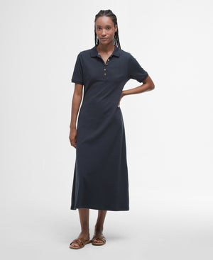 Navy Celeste Midi Dress