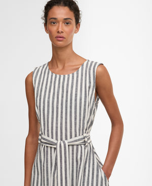 Navy Inez Midi Dress