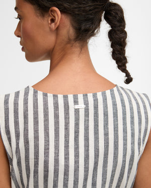 Navy Inez Midi Dress