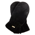 Load image into Gallery viewer, Black Cyrus Faux Fur Mitts
